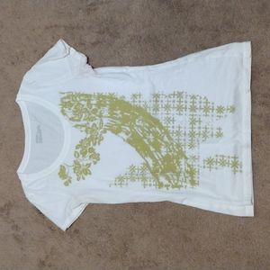 Mossimo Supply Co. Casual Tee (white with golden-green)